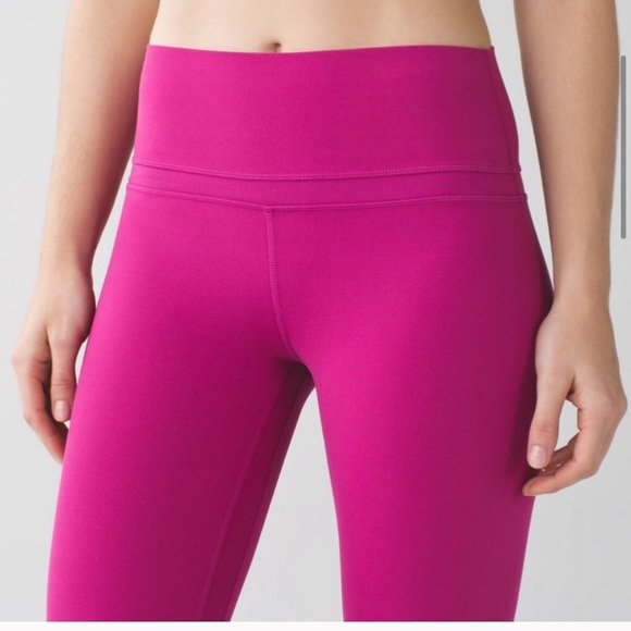 Lululemon align pant 25” raspberry color - Picture 1 of 6